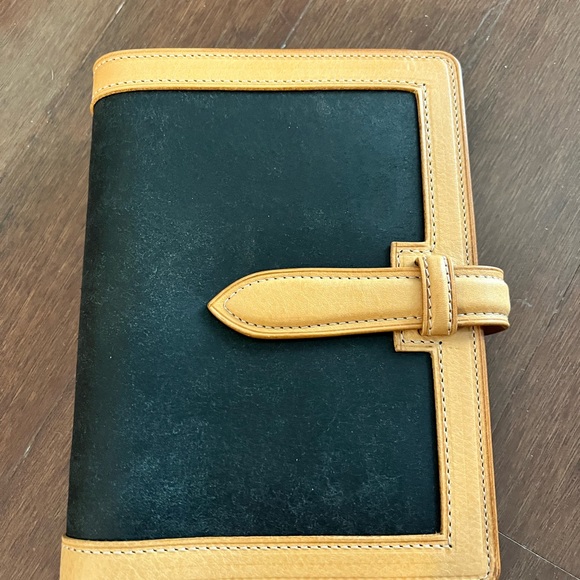 Personal Ring Planner Cover Agenda Organizer Genuine Leather Medium New Compagna